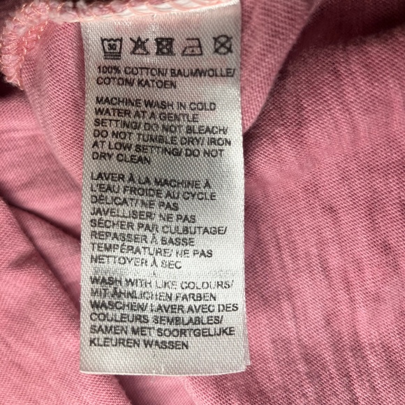 Manguun Heathered Dusty Rose Long Sleeve Shirt - Picture 5 of 5